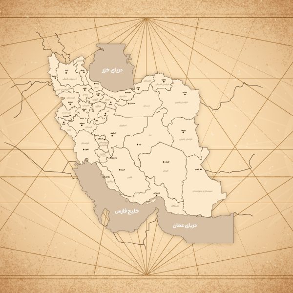 وکتور نقشه ایران