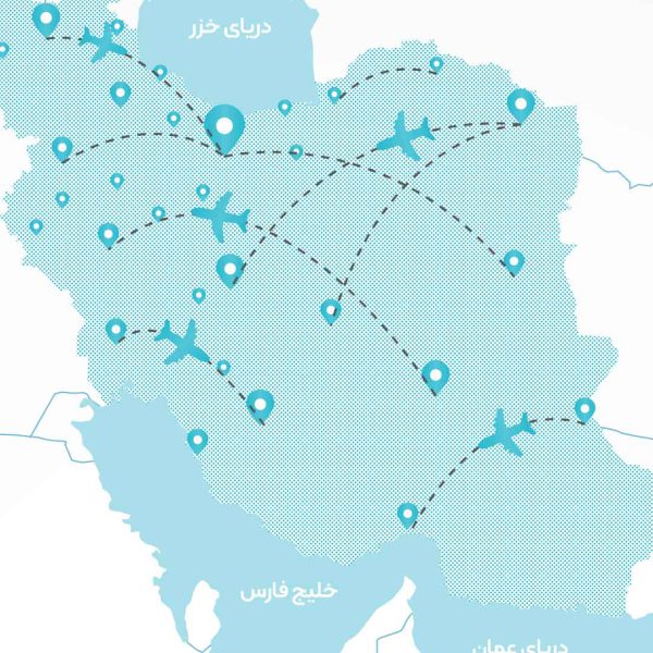 لایه باز نقشه ایران