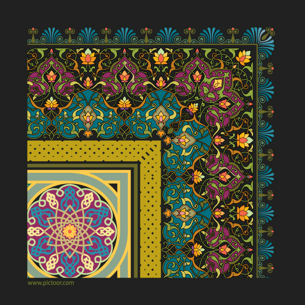 وکتور طراحی سنتی ایرانی
